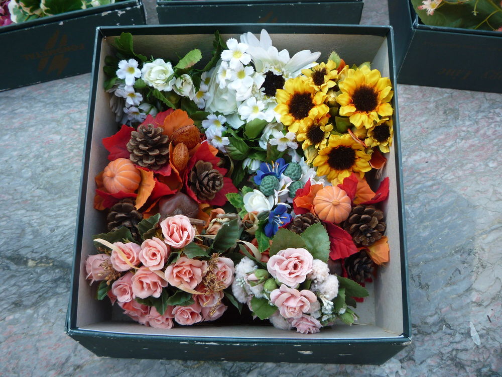Fleur en tissus / d&eacute;co table Décoration
