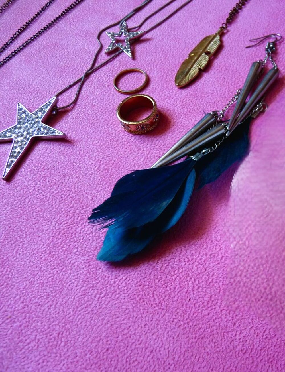 Lot bijoux femme claire's cache cache collier boucle d'oreil Bijoux et montres