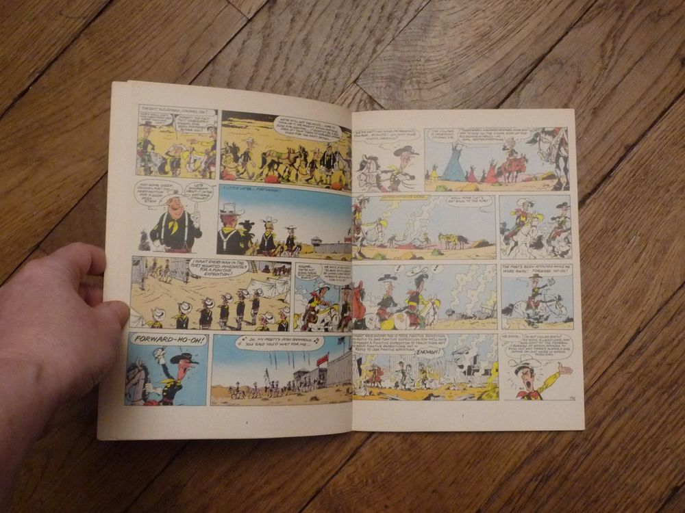 Lucky Luke-Apache Canyon- en Anglais-1977- Ren&eacute; Goscinny Livres et BD