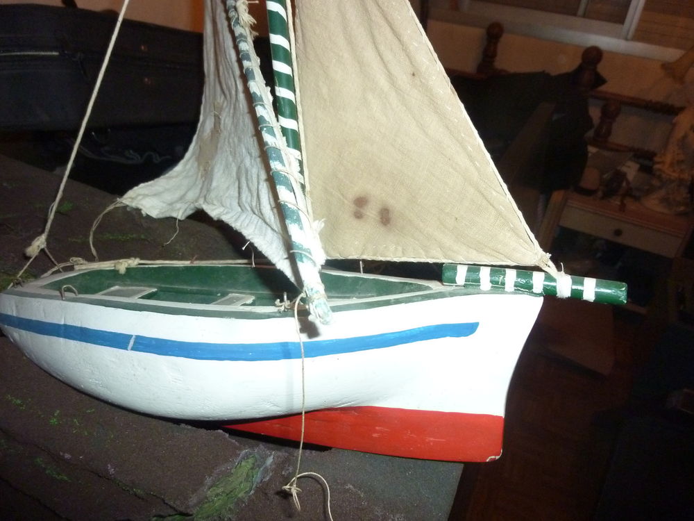 maquette en bois de bateau Dcoration