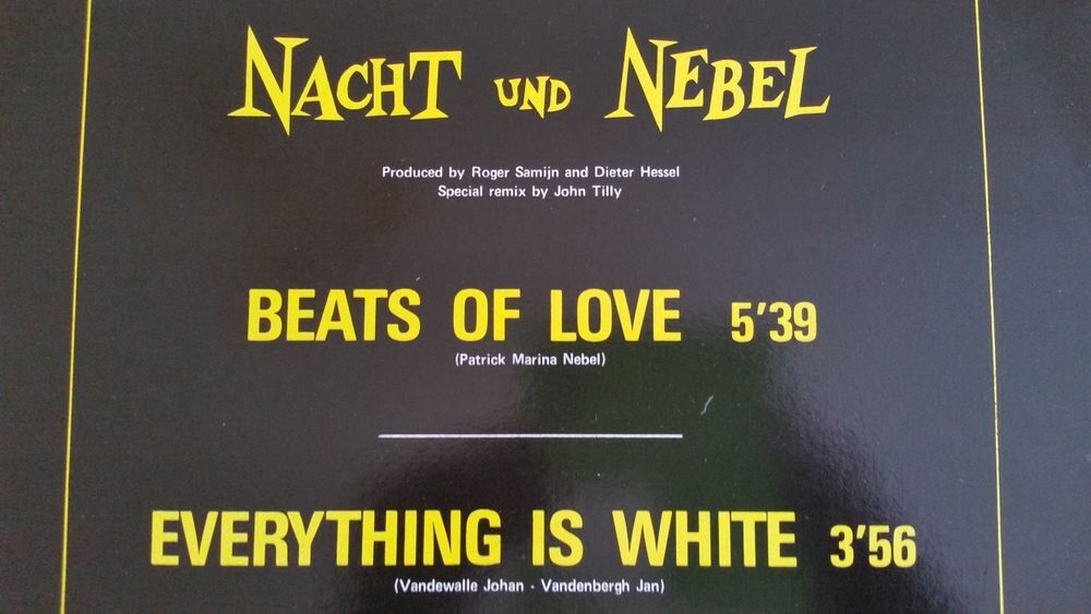 NACHT UND NEBEL CD et vinyles