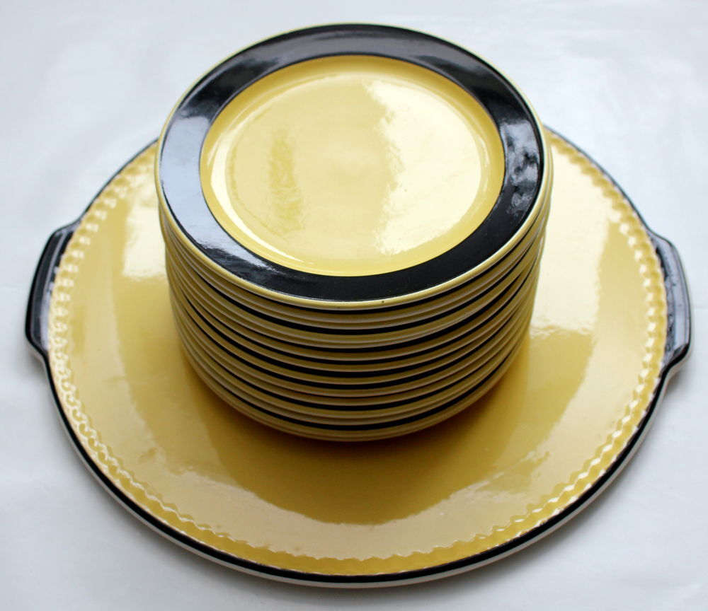 Service &agrave; dessert VILLEROY &amp; BOCH mod&egrave;le Biarritz 1950 Cuisine