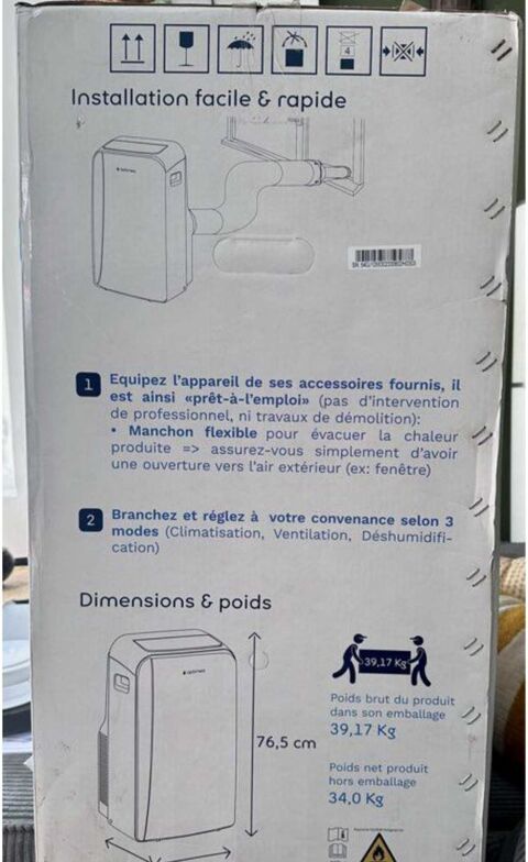 Climatiseur mobile 4000 W OPTIMEA 300 Annecy (74)