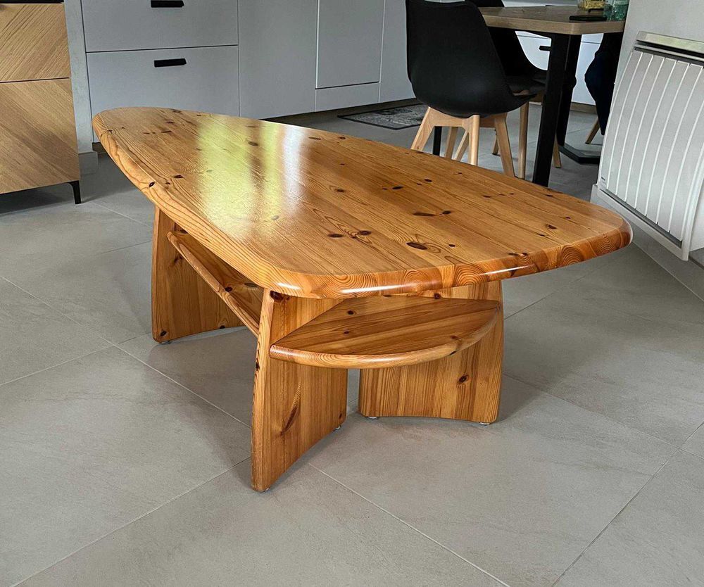 Table+basse+en+pin+massif D�coration