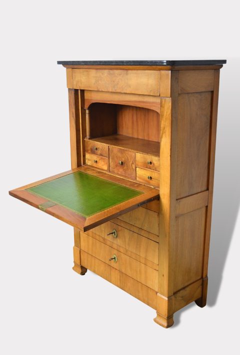 Secrétaire style Louis Philippe en noyer - 19ème 830 Pantin (93)