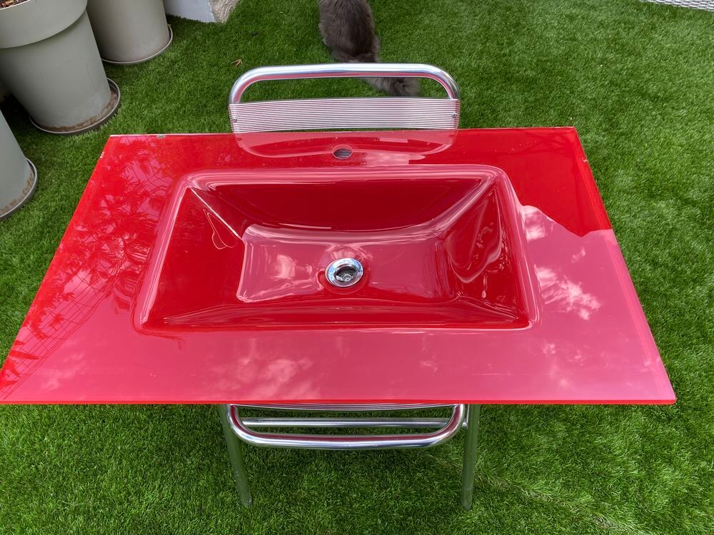 VASQUE LAVAO SDB EN VERRE Bricolage