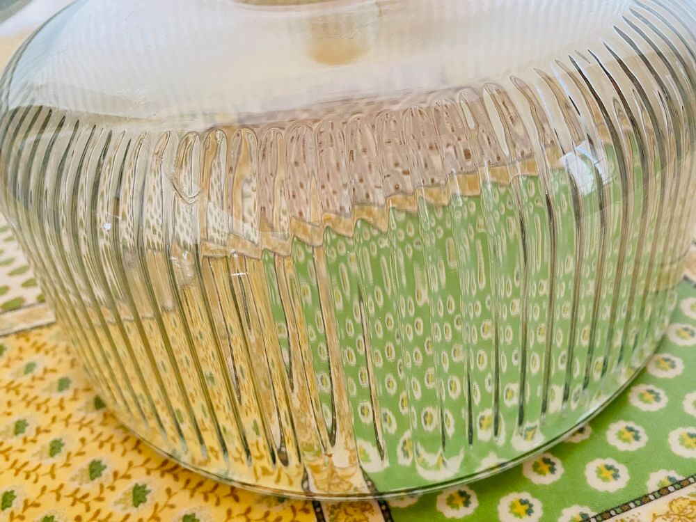 Cloche &agrave; gateaux en verre epais Anchor modele Monaco Décoration