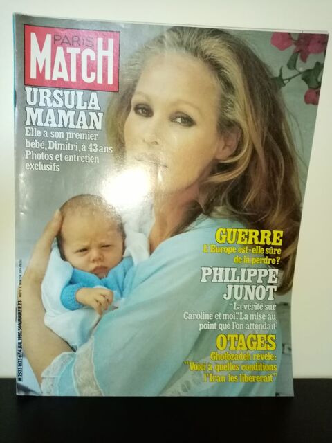 Paris Match N� 1623 du 04/07/1980 - Ursula maman 10 Angers (49)