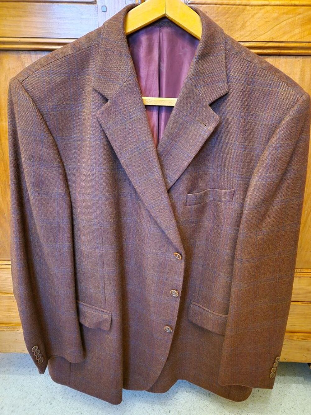 veste &eacute;t&eacute; homme - bordeaux - LABEL BUSINESS - taille 64 Vêtements