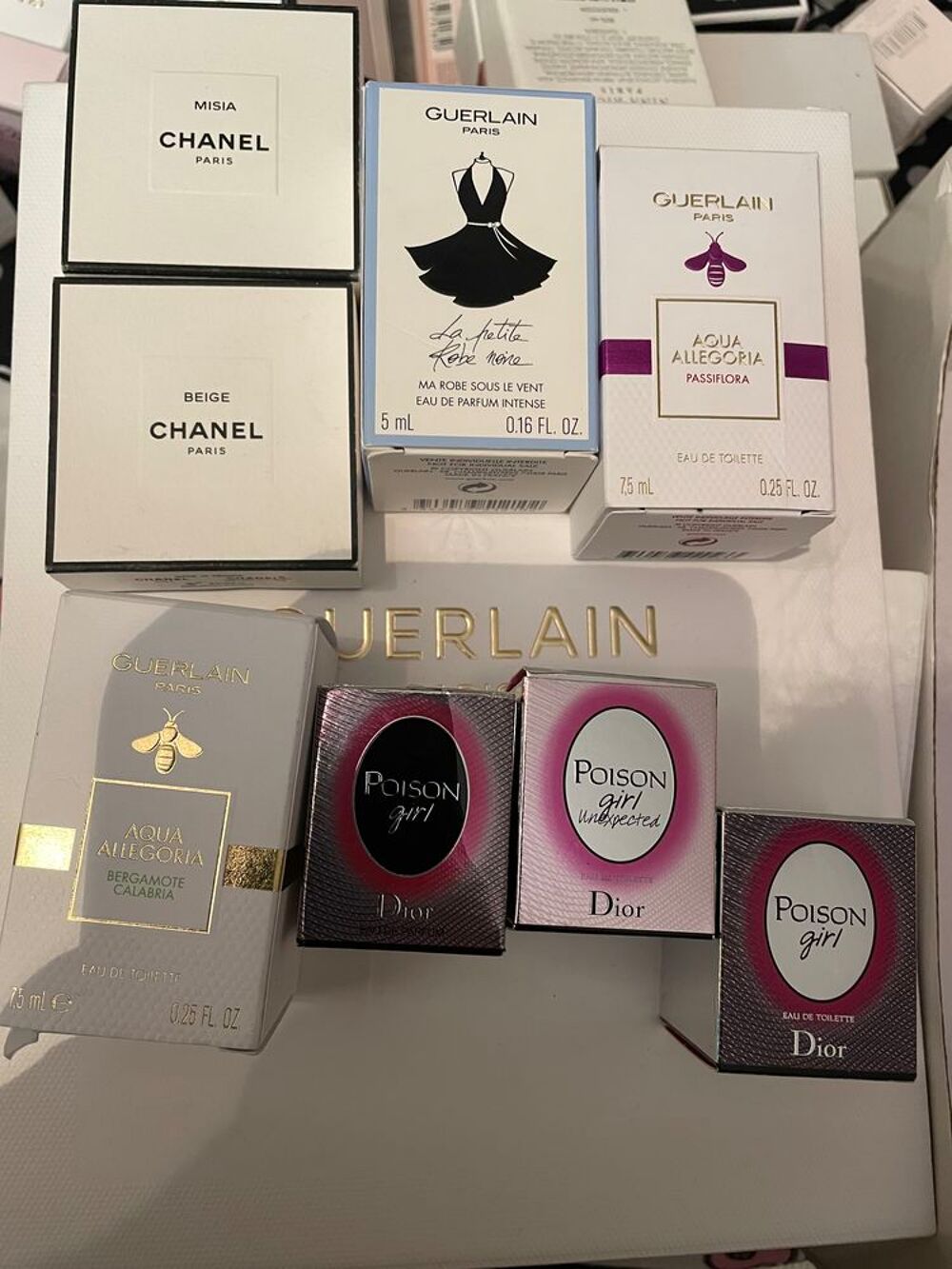 Coffret et minis collection parfums 
