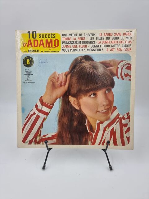 Vinyle 33 tours 1/3 10 Succs d'Adamo par Saintal sa Grande 5 Vulbens (74)