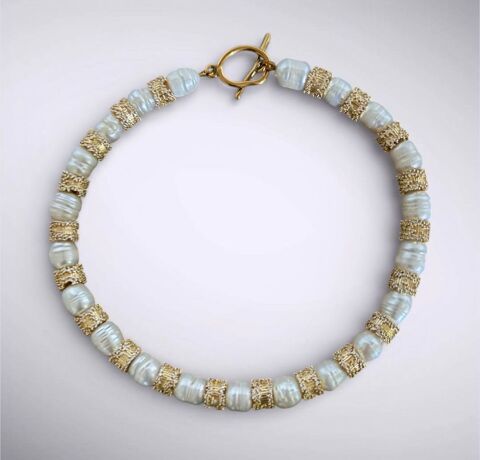 collier ras du cou en perles de culture 35 Nangis (77)