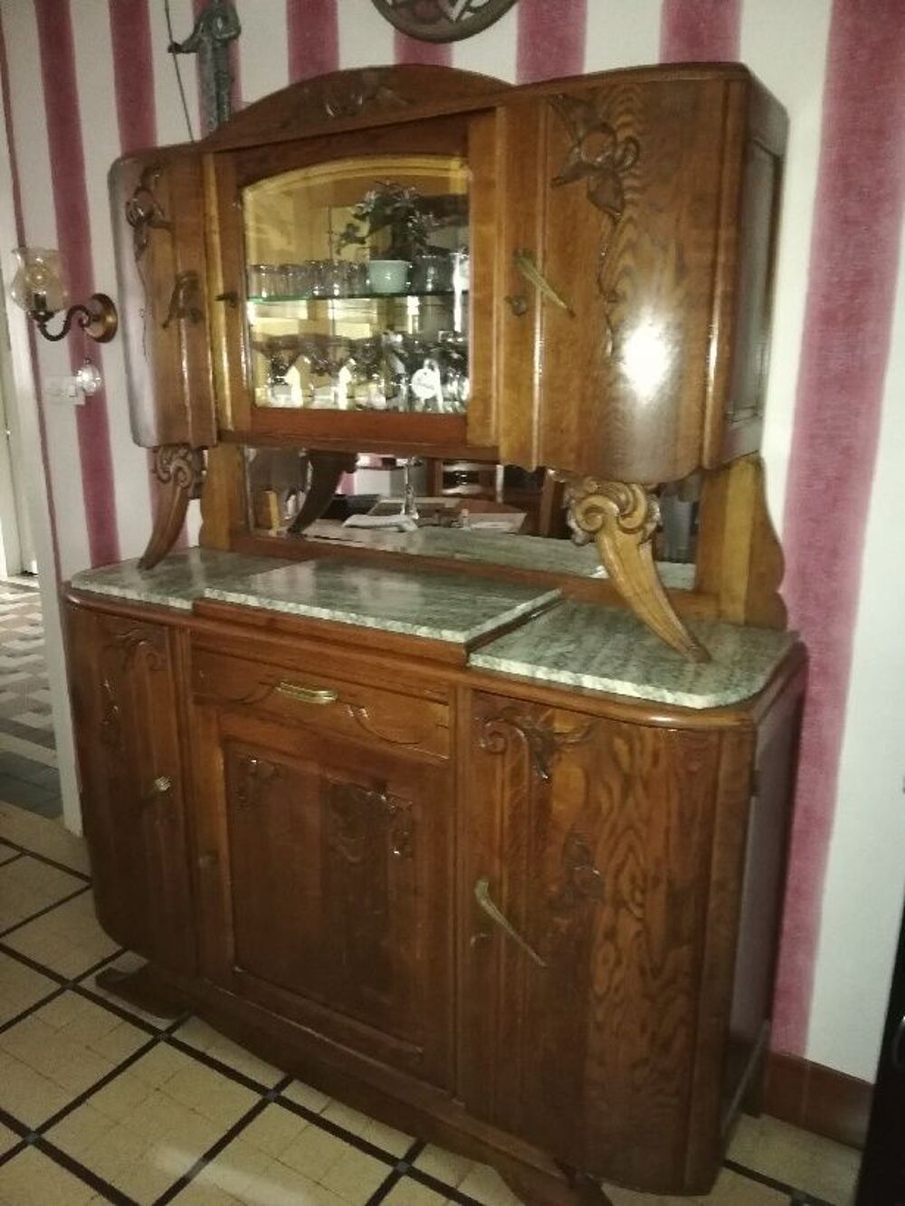 Buffet Vaisselier ann&eacute;es 30 Meubles