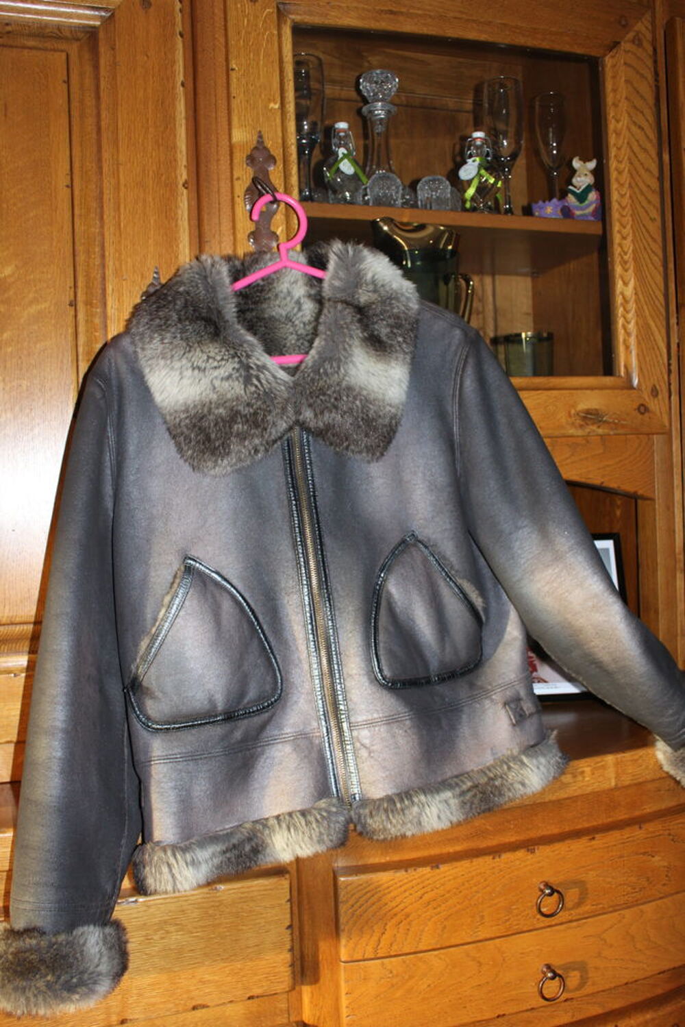 Veste en cuir reversible Vêtements