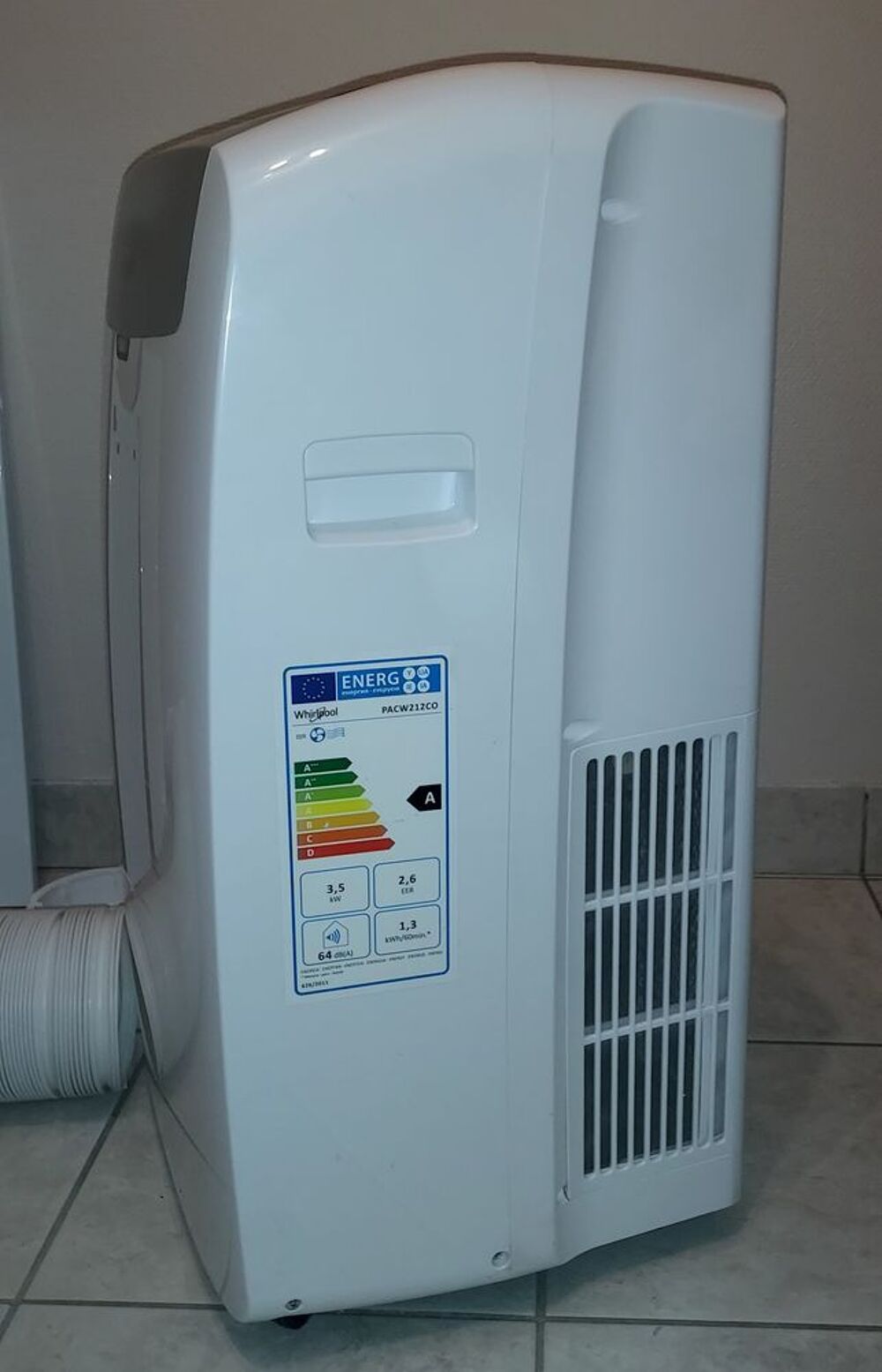 Climatiseur mobile Whirlpool blanc Electroménager