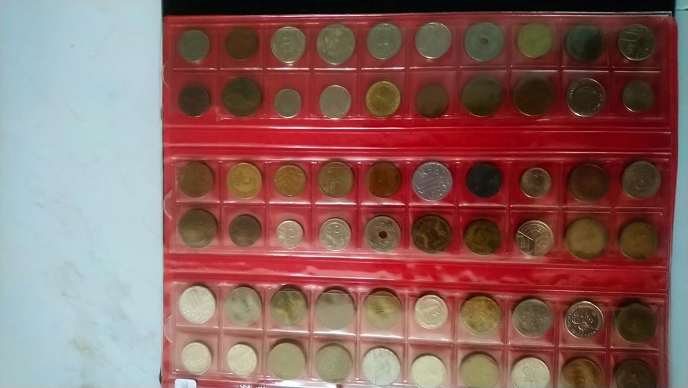 Lot de piece de monnaie france et &eacute;tranger 