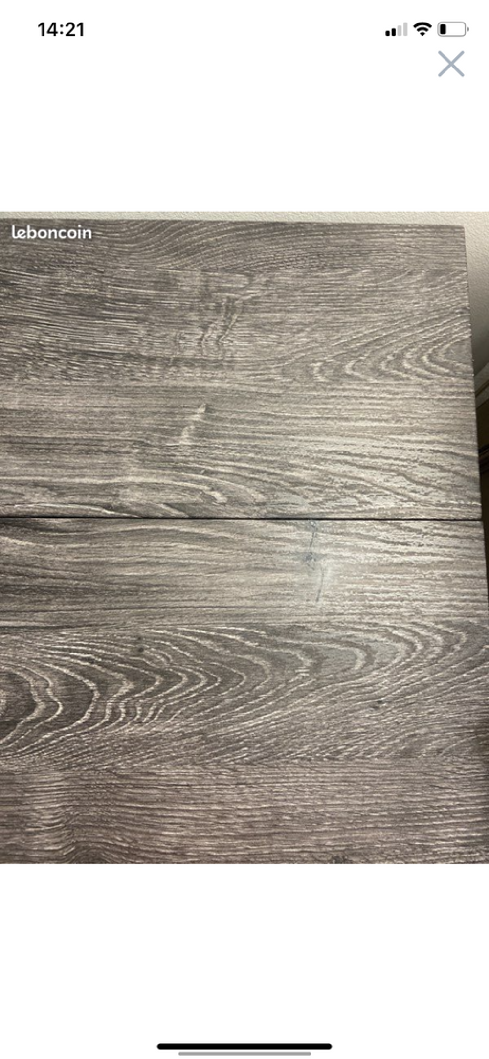 Console extensible bois gris Meubles