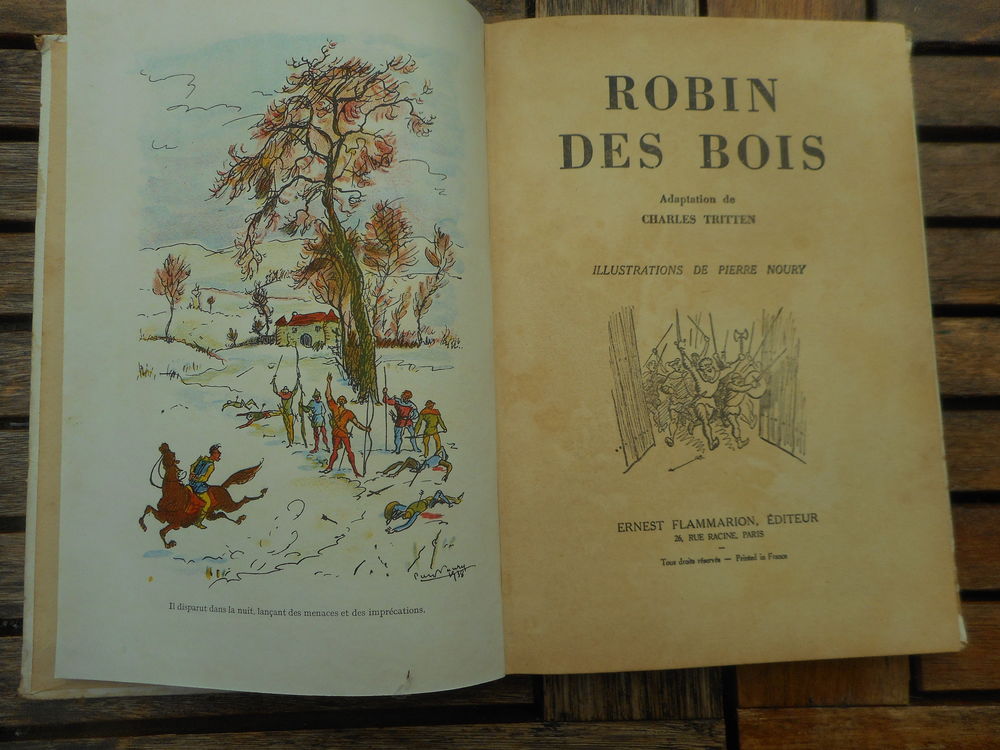 Livre "Robin des Bois" Charles Tritten Livres et BD
