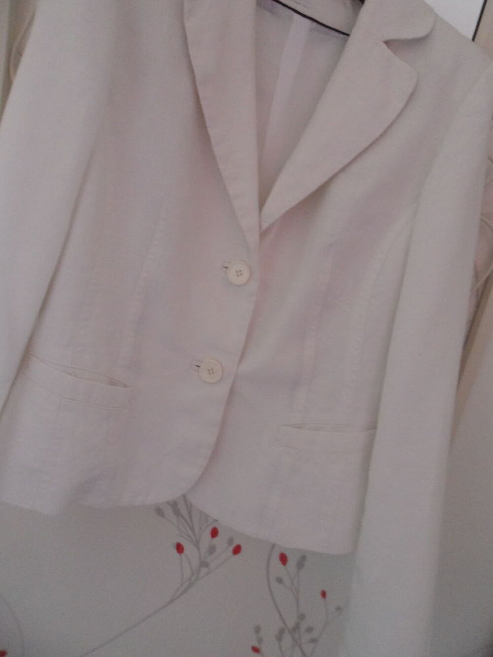 veste blanche Vtements