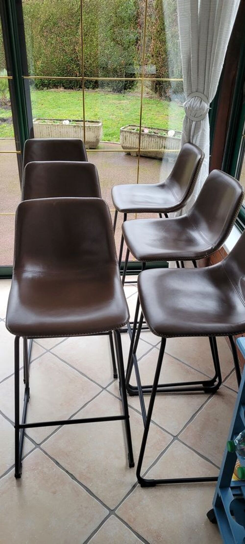 A saisir lot de 6 tabouret de bar H 73 cm Cuisine