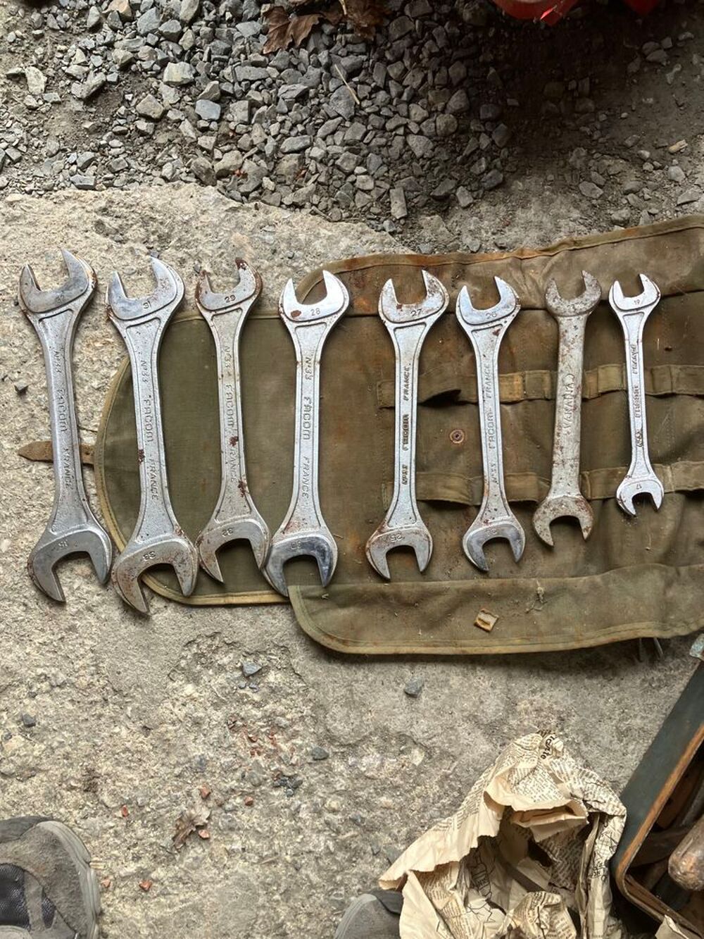 Cl&eacute; plate de marque Facom Bricolage