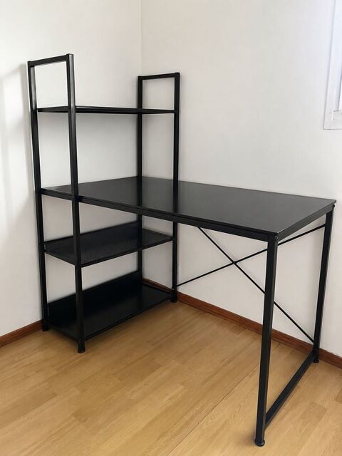 Bureau avec étagères intégrées 120 Gaillon (27)
