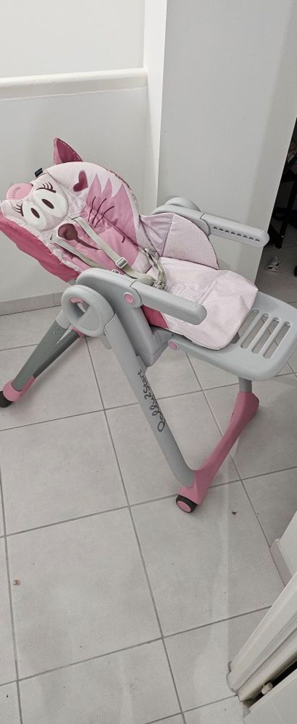 Chaise haute CHICCO miss pink Mobilier enfants