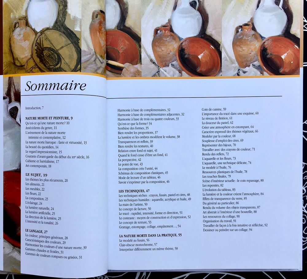 La Nature morte ; Beau grand Livre reli&eacute; Neuf de techniques Livres et BD