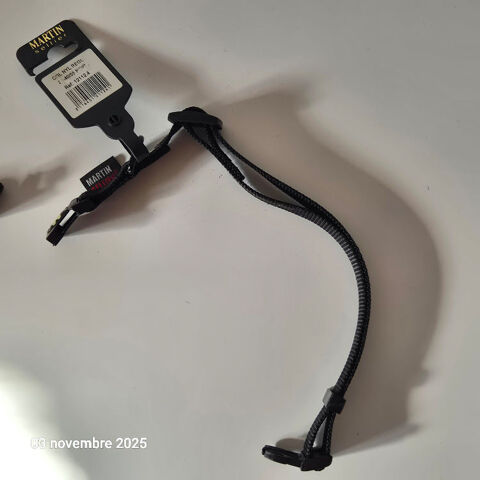 Collier nylon extensible  noir pour chien de taille moyenne Saumur (49)