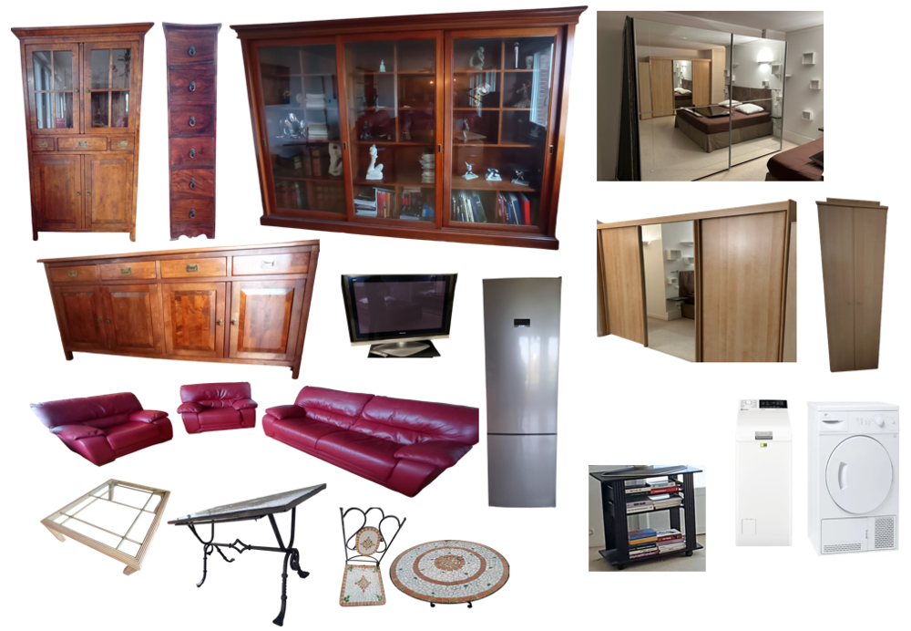 TABLE BASSE SALON plateau en verre Meubles