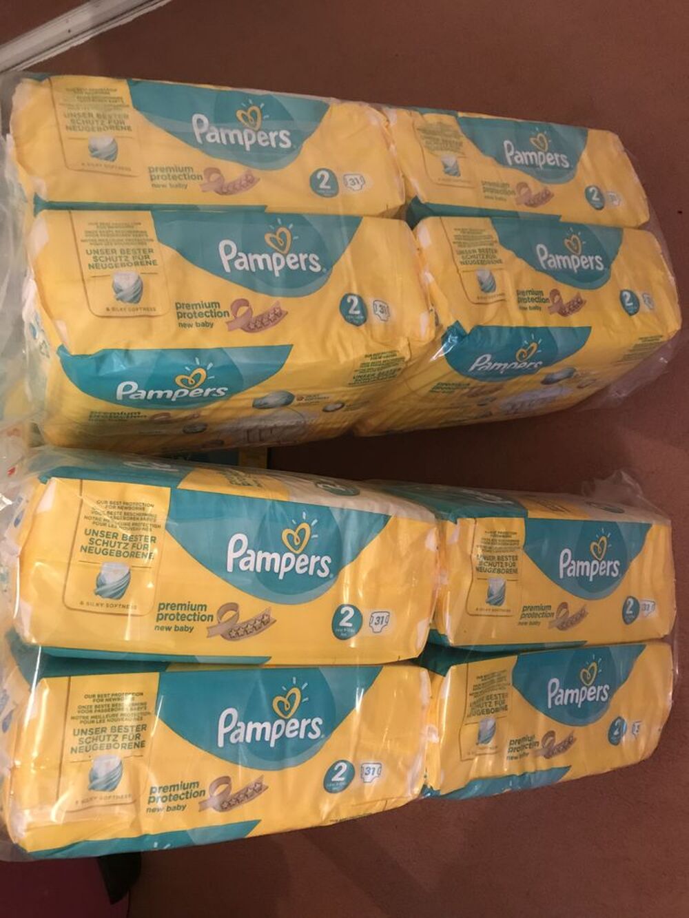 couches pampers baby dry Puériculture