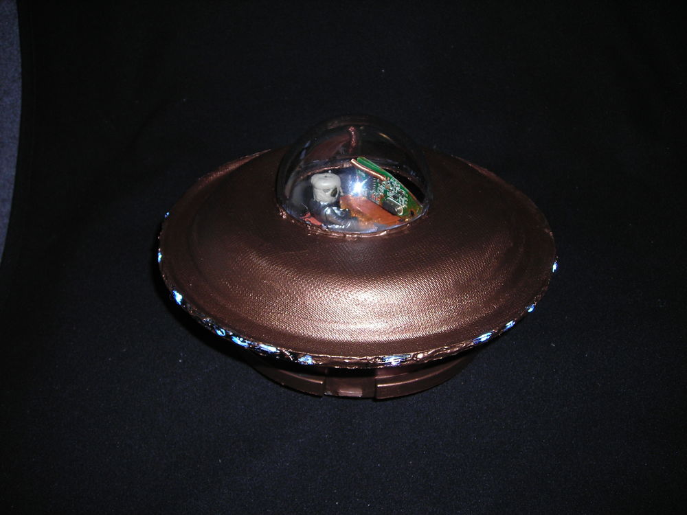 OVNI soucoupe volante Bronze, vaisseau extraterrestre Dcoration