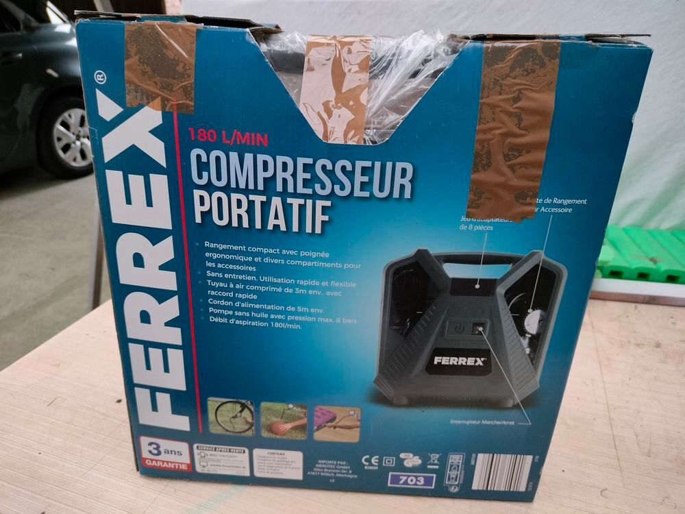 COMPRESSEUR PORTABLE Bricolage