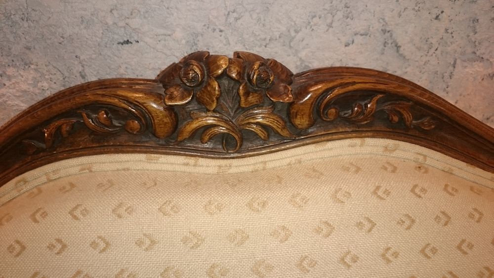 Banquette style Louis XV . Meubles