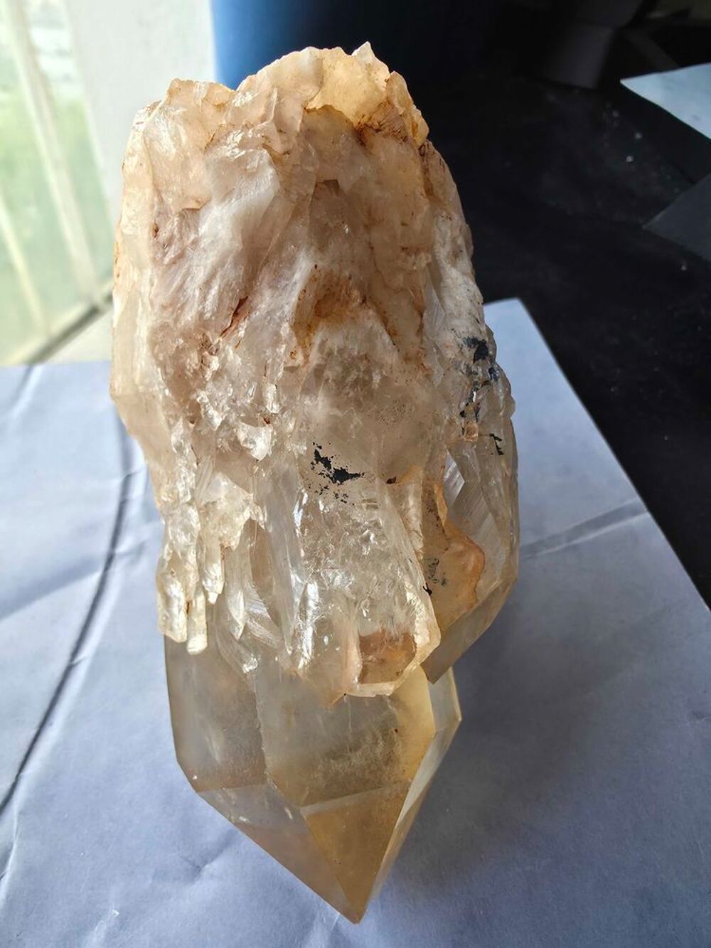 Sp&eacute;cimen Rare : Citrine Naturelle Brute de Kolwezi(Congo)-421g 