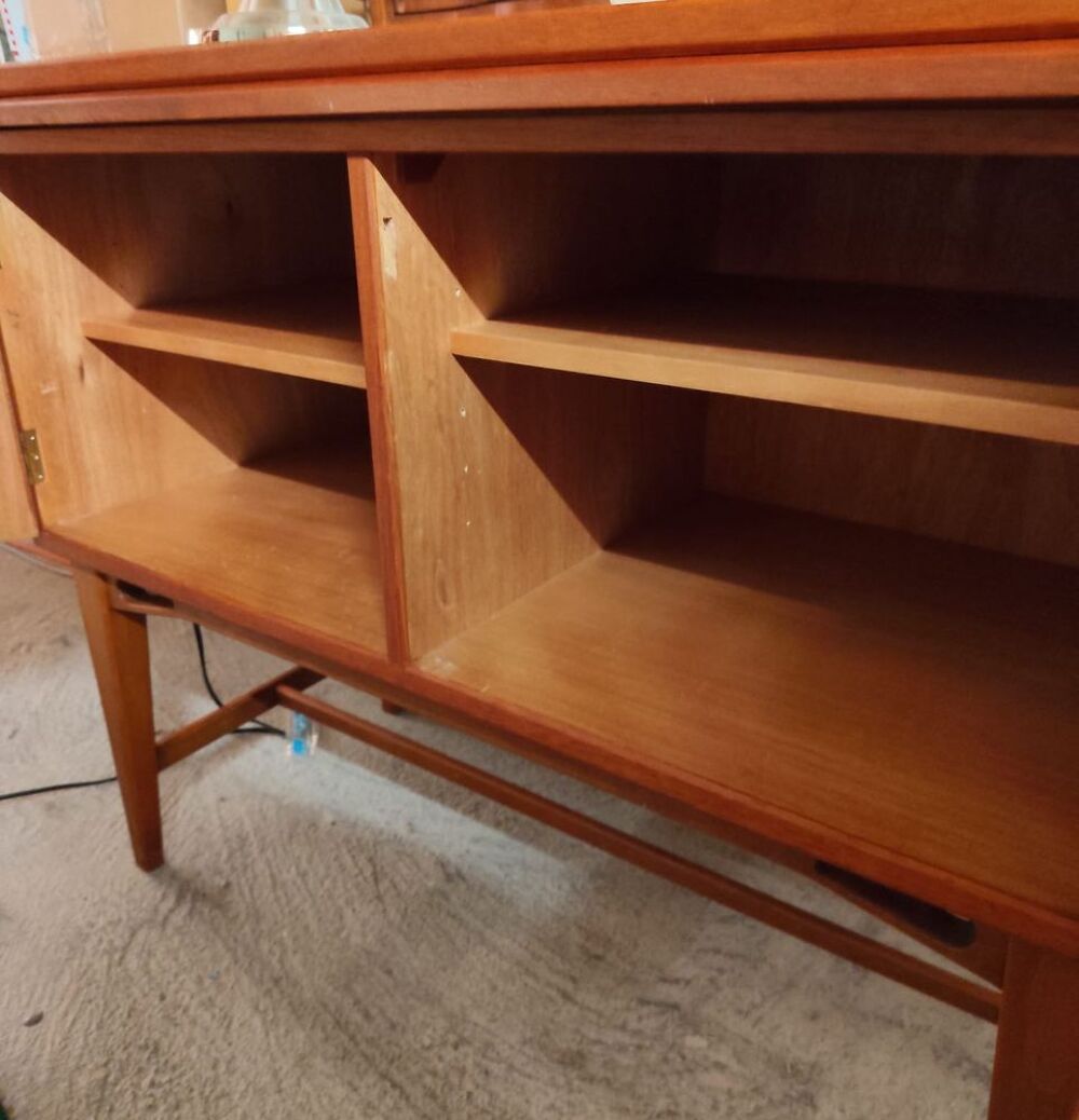 Buffet scandinave vintage en teck avec surface d'&eacute;criture Meubles