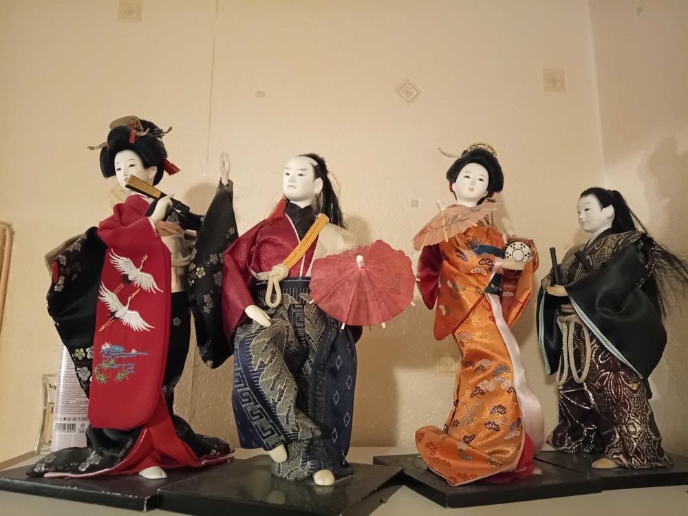 lot de statues japonaise Décoration