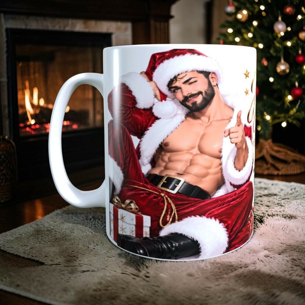 Mug No&euml;l, homme sexy, cadeau, f&ecirc;te, cadeau, c&eacute;libataire Décoration