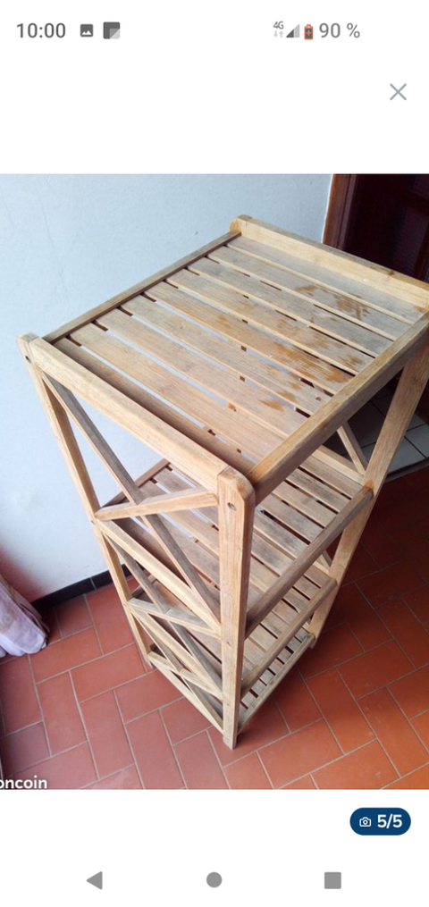 Etagère colonne bois 78 Lavelanet (09)