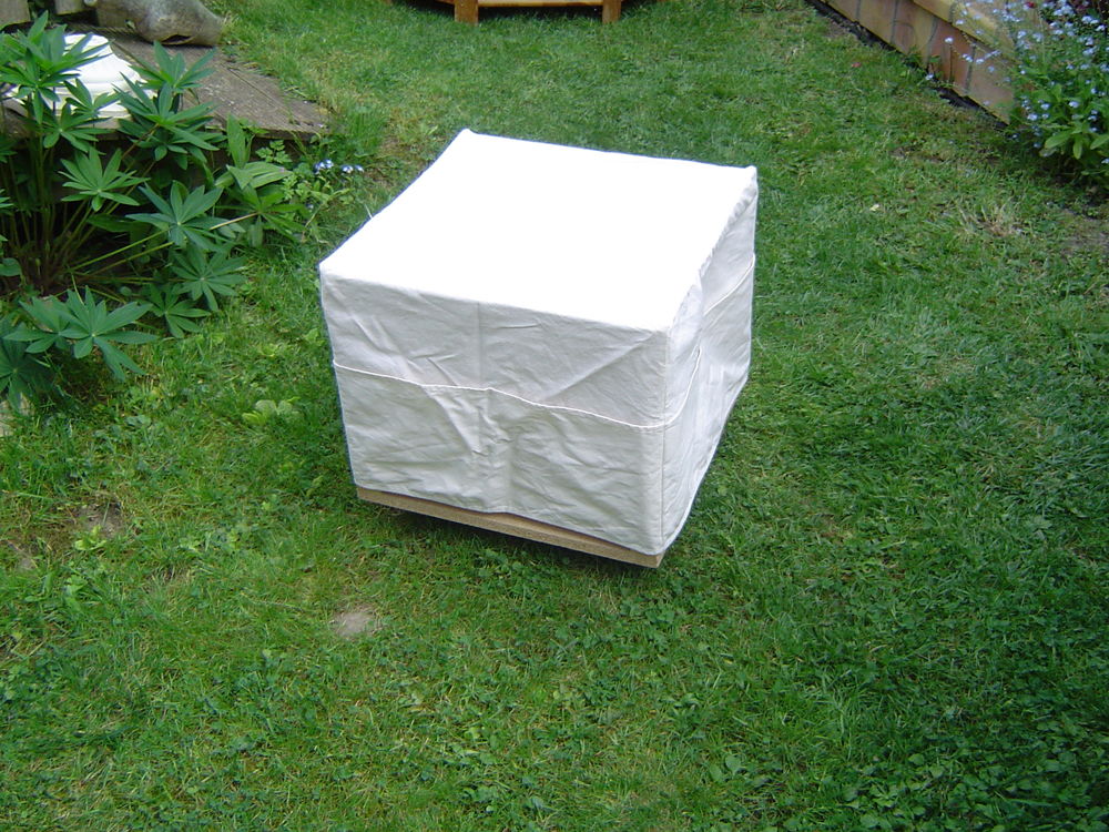 lot de 2 tables de nuit bois + toile Meubles
