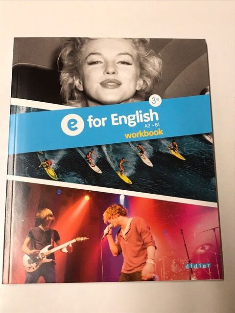 Workbook Anglais E For English 3ème 8 Strasbourg (67)