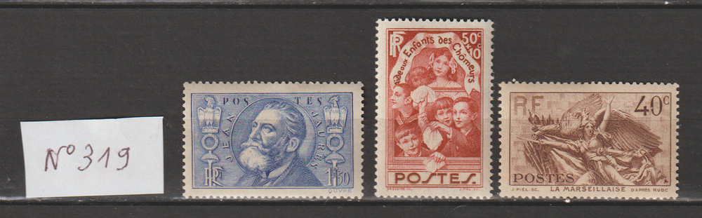 Timbres Neufs Ann&eacute;e 1936 