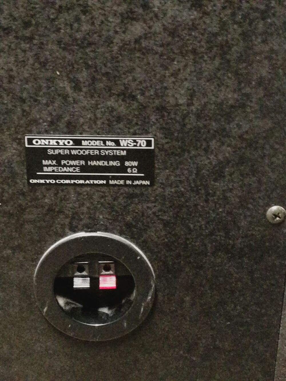 Ampli Woofer + enceinte de marque Onkyo Audio et hifi