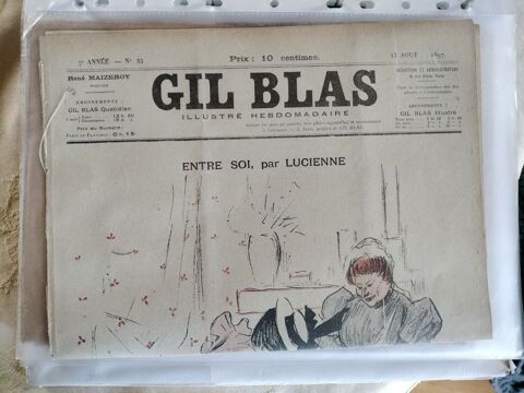 4893 / 1897 Journal Gil Blas Illustr 10 Bubry (56)