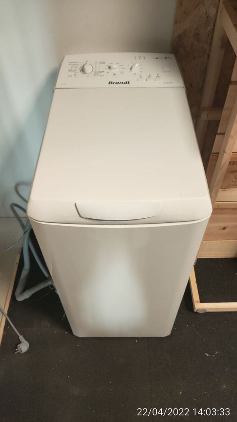 Lave linge Brandt Electroménager