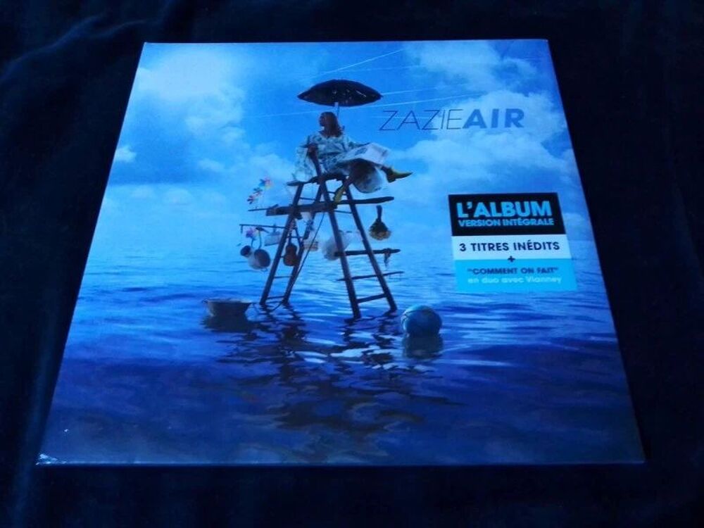 Zazie Rare Double LP Vinyle 33 Tours "Air" Neuf Scell&eacute; CD et vinyles