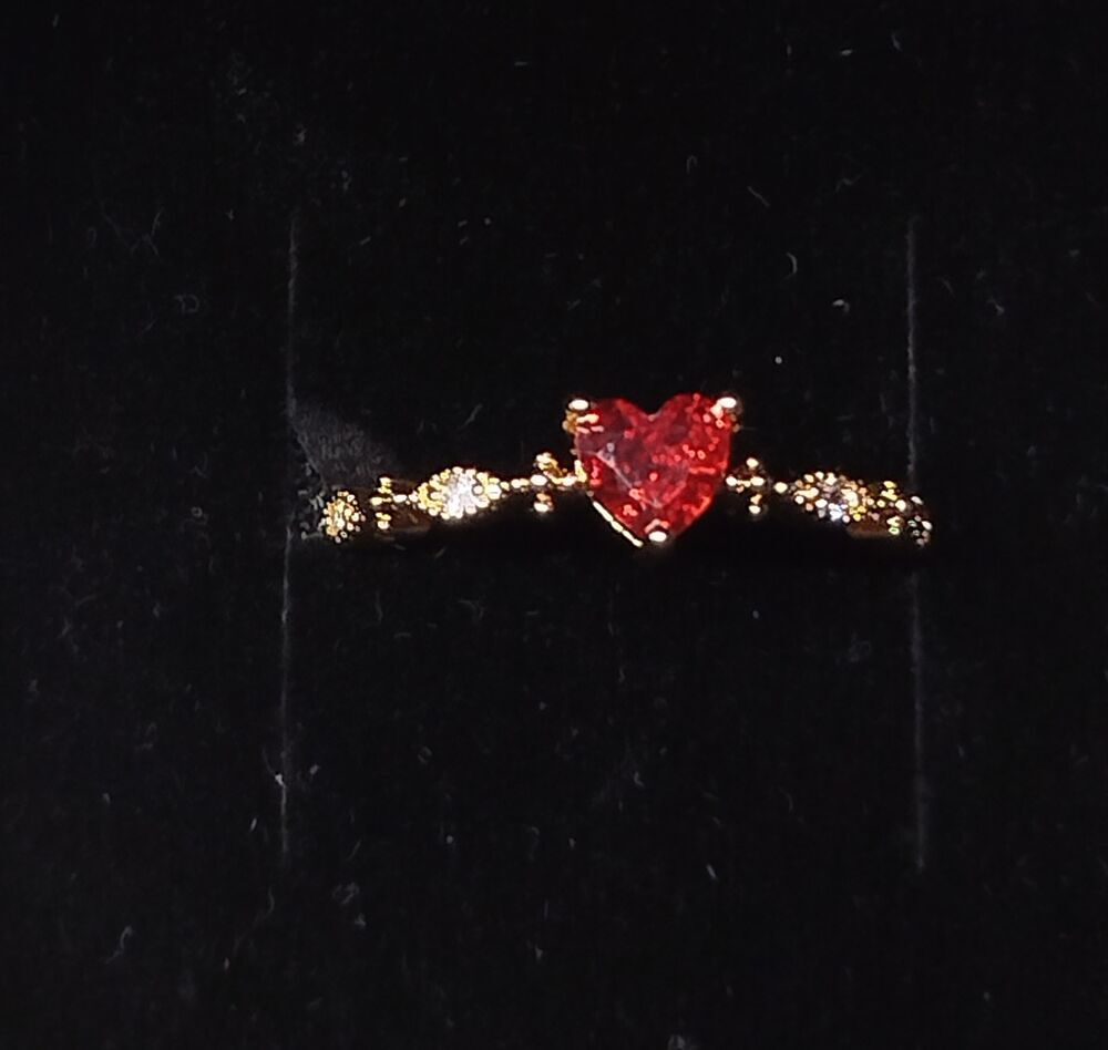 Bague avec un coeur diamant Bijoux et montres