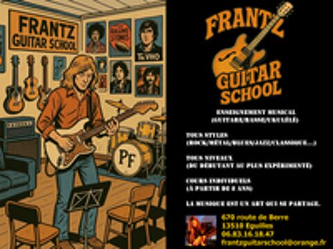   ENSEIGNEMENT MUSICAL GUITARE/BASSE/UKULELE 
