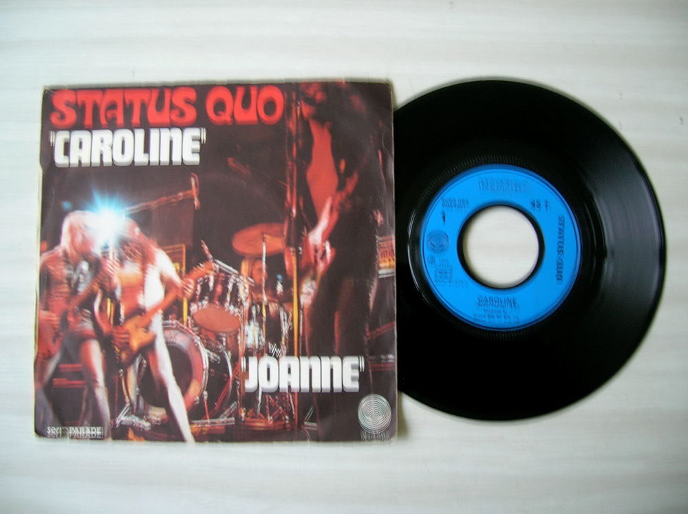 45 Tours STATUS QUO Caroline CD et vinyles