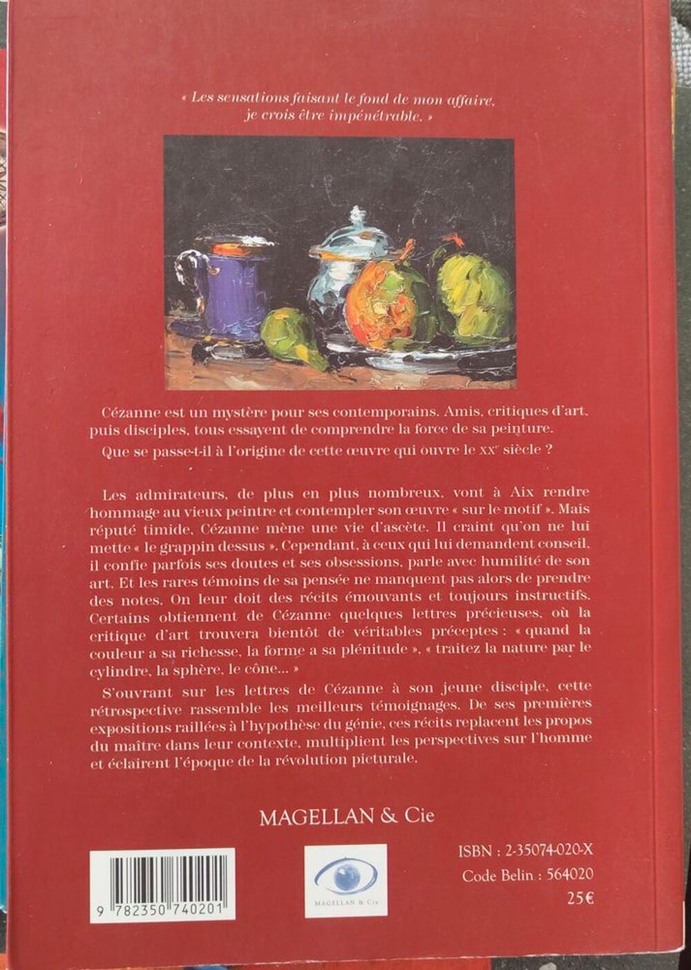 Moi, C&eacute;zanne Livres et BD